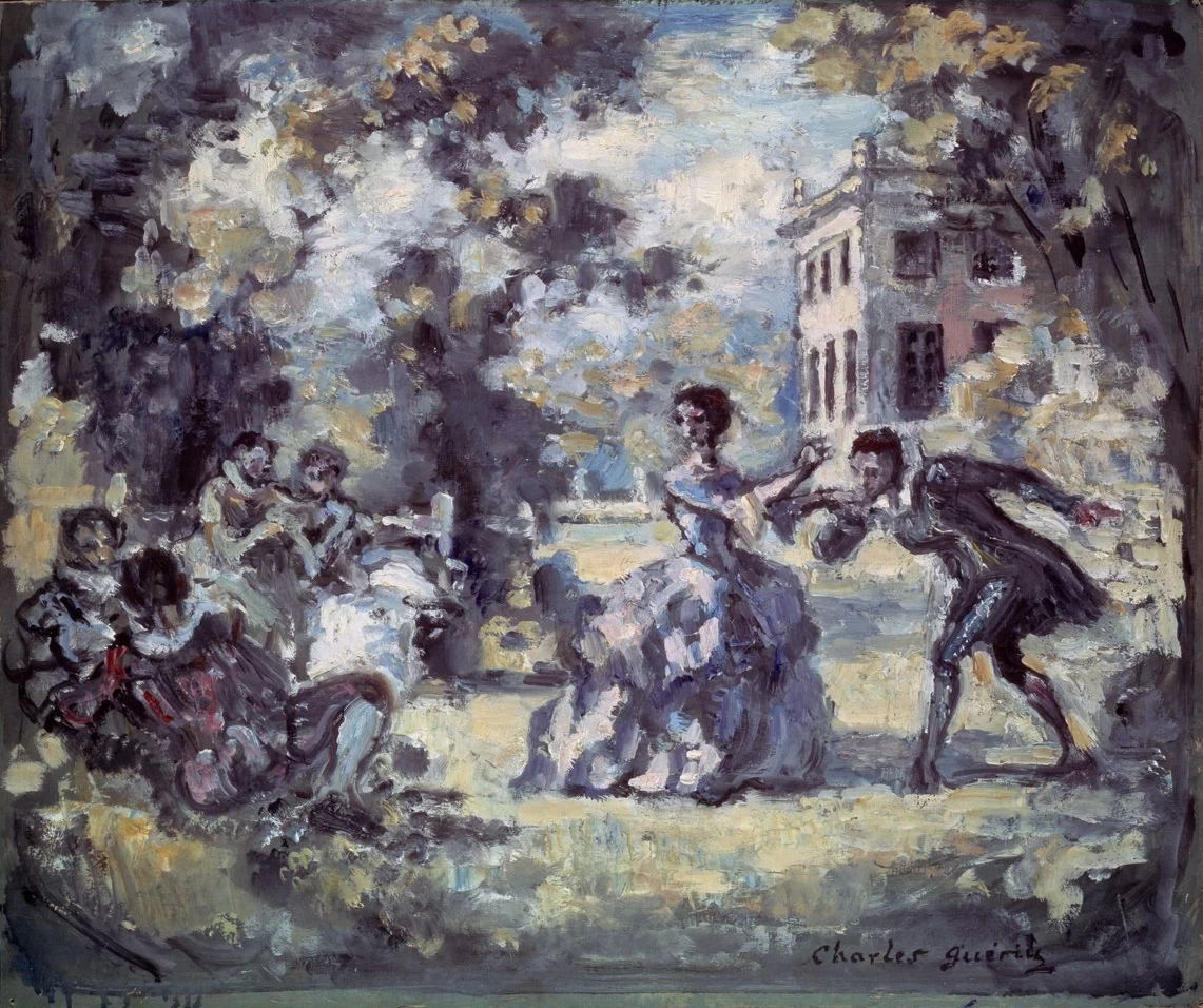 Charles Guérin - Scena galante, Museo dell'Hermitage, San Pietroburgo